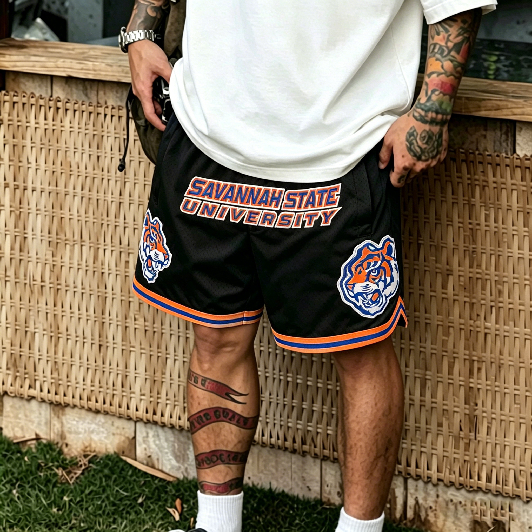 SAVANNAH STATE UNIVERSITY BASKETBALL SHORTS