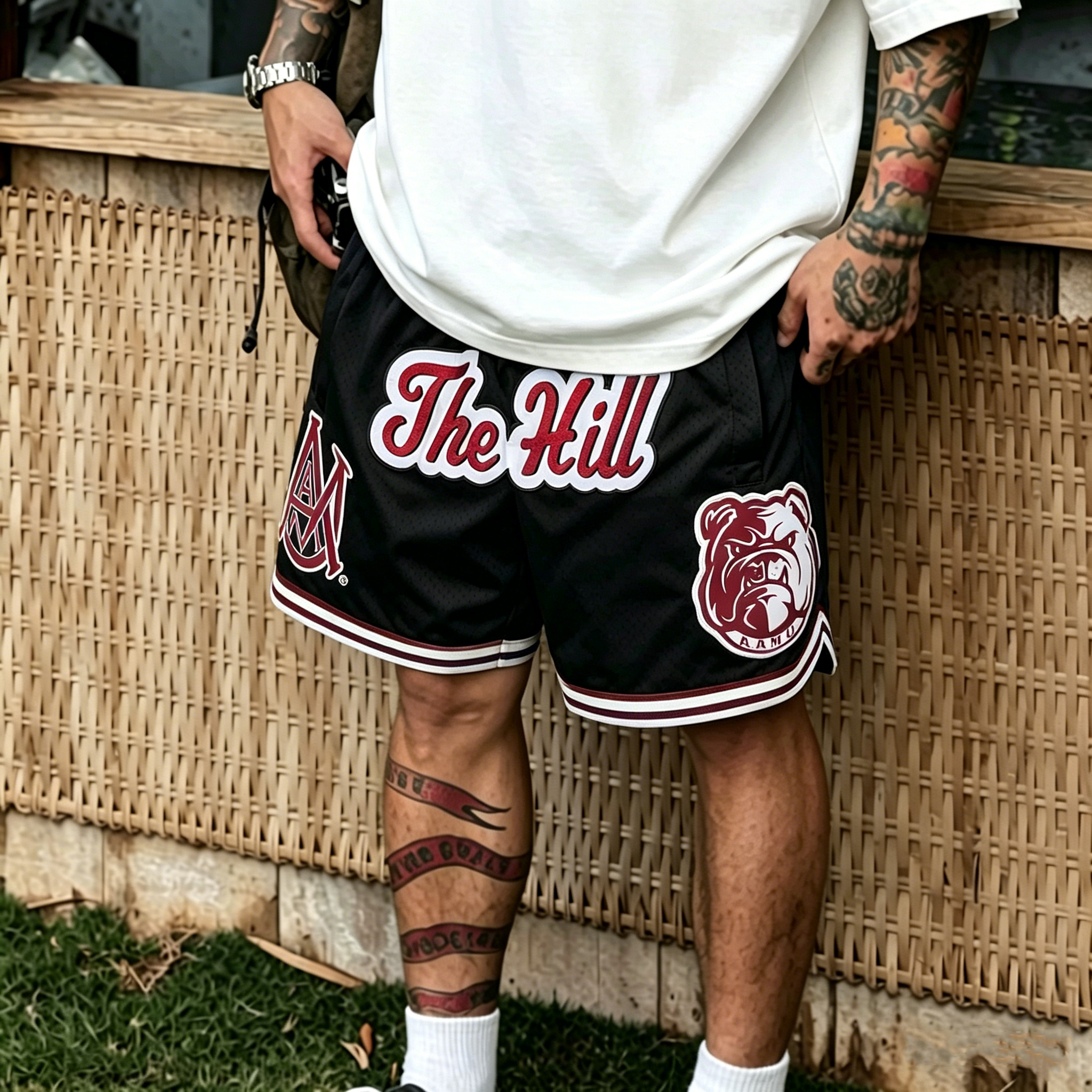 ALABAMA A&M UNIVERSITY BASKETBALL SHORTS