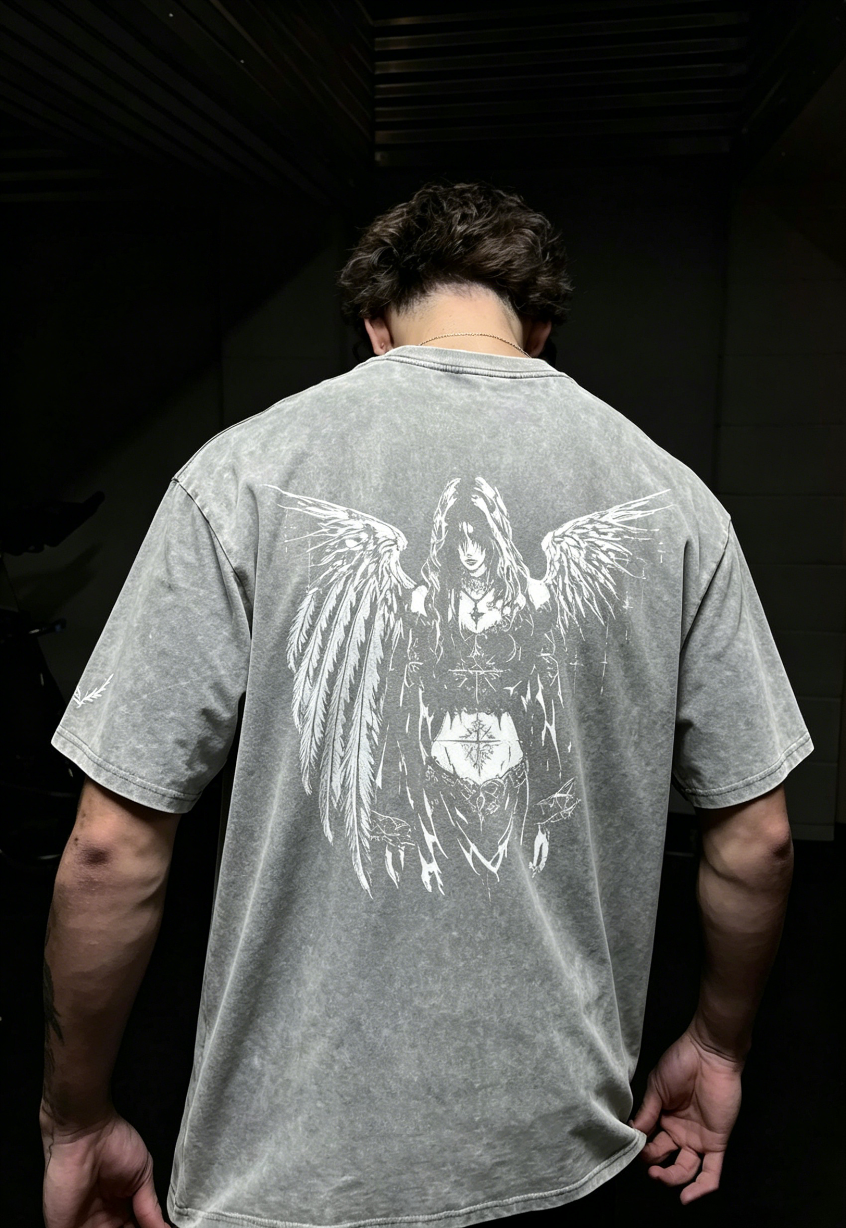 Gothic Angel  Washed Tee