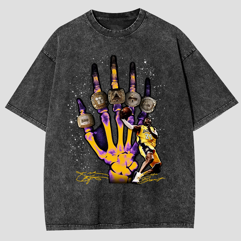 Kobe 24 Printed Men's Washed Tee