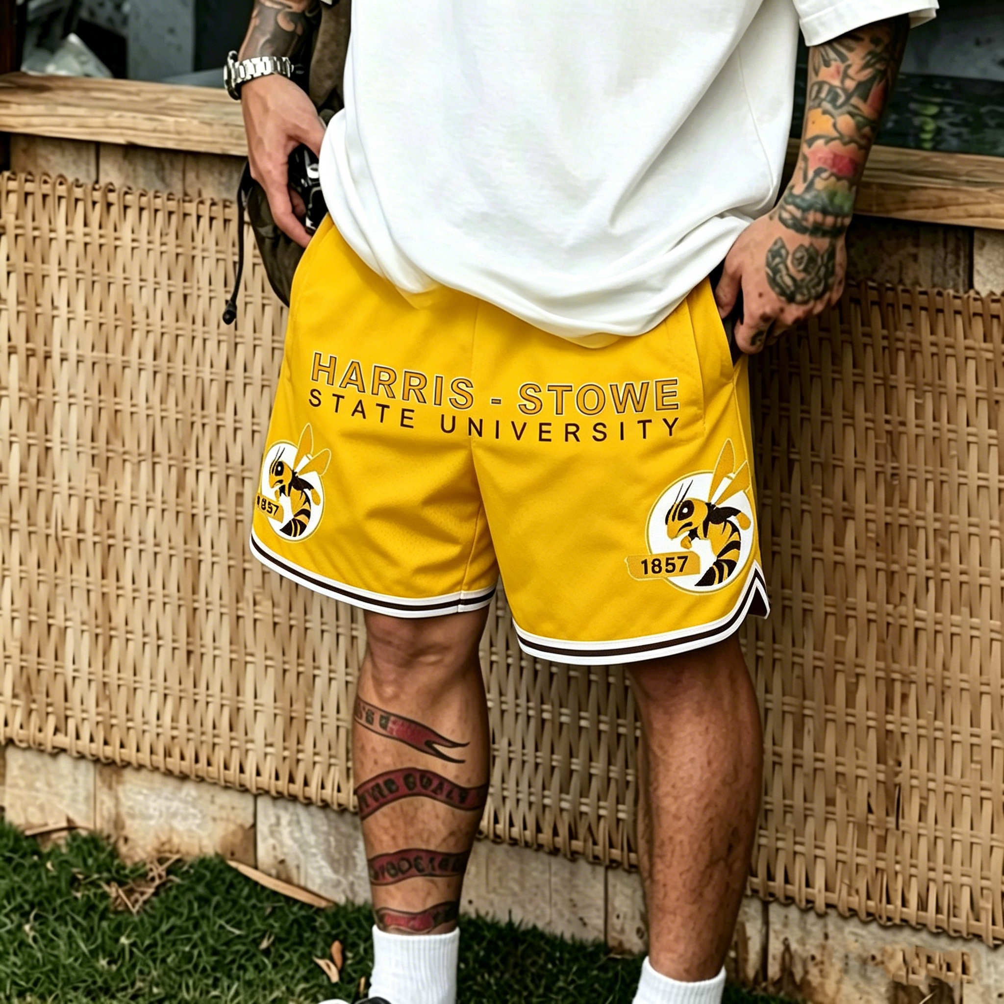 HARRIS STOWE BASKETBALL SHORTS