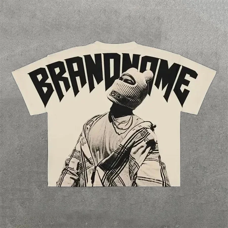 Streetwear Y2K Mens Hip Hop Graphic  TEE 