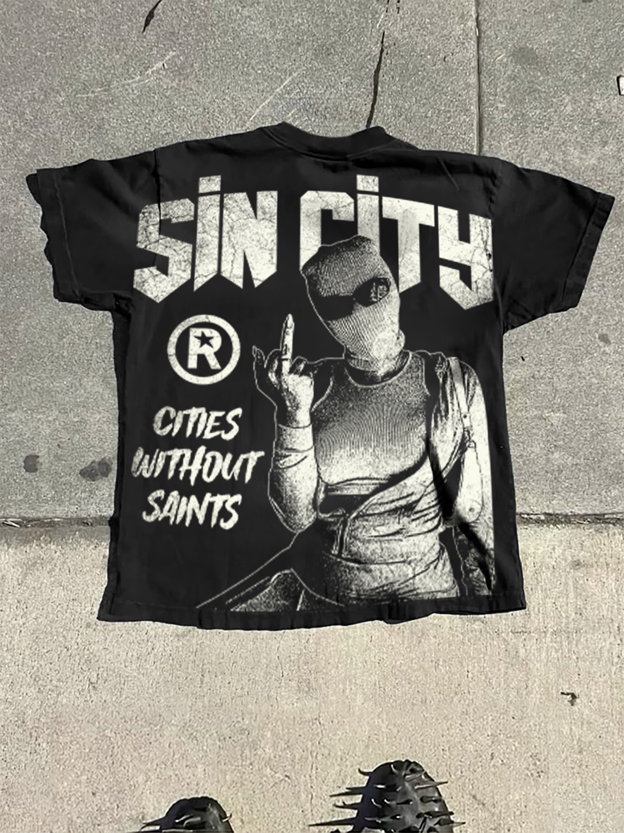 Cities Without Saints Street Gangs Character Graphic T-shirt