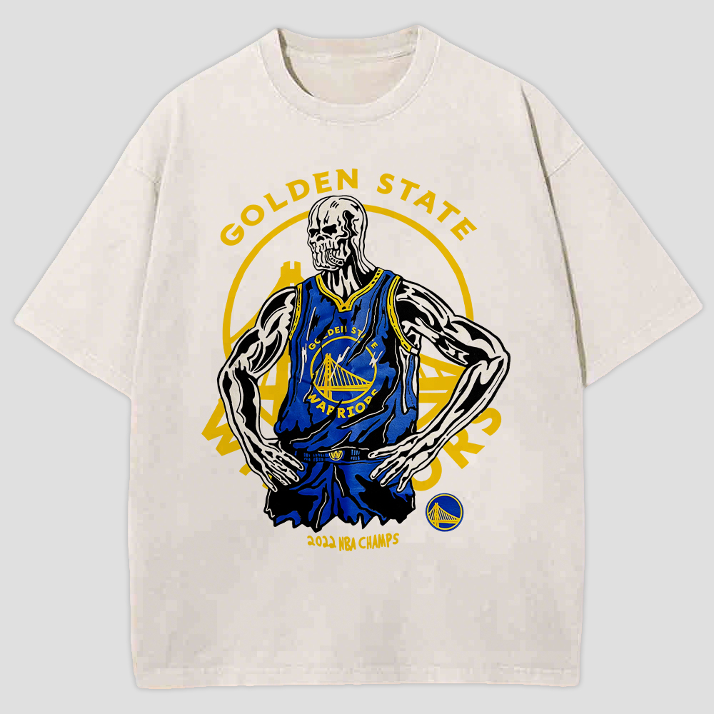 Golden State Printed Men's Washed Tee