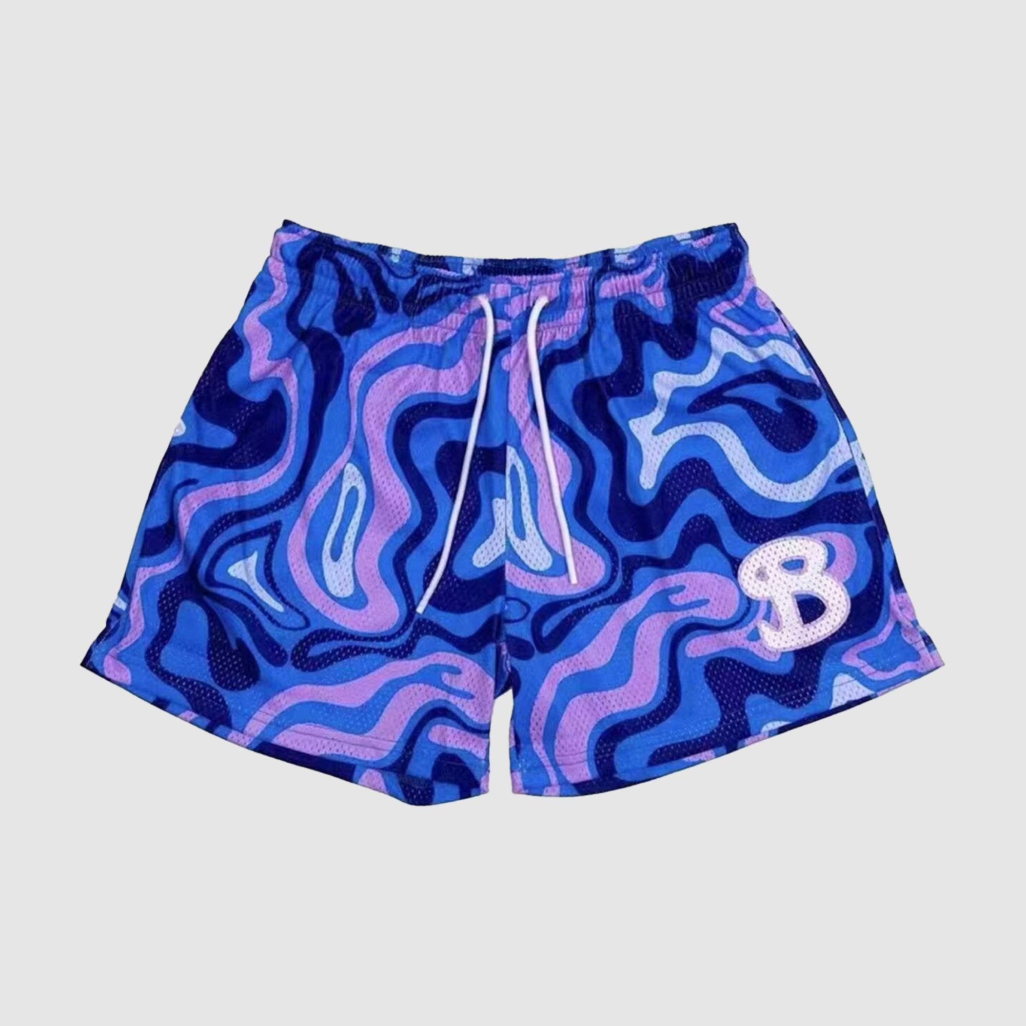Psychedelic Wave Men's Athletic Shorts