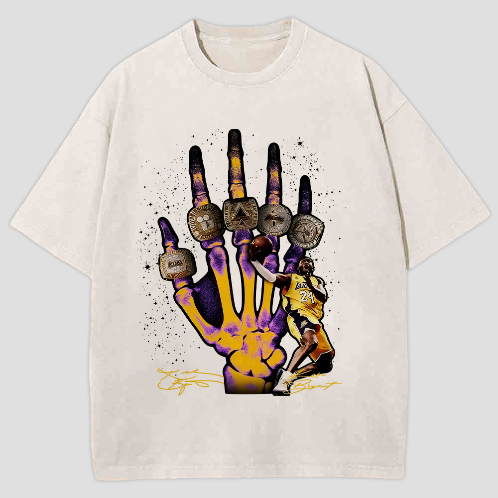 Kobe 24 Printed Men's Washed Tee