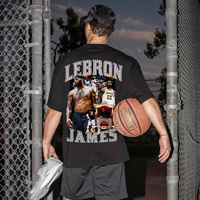 Lebron James Printed Men's T-shirt