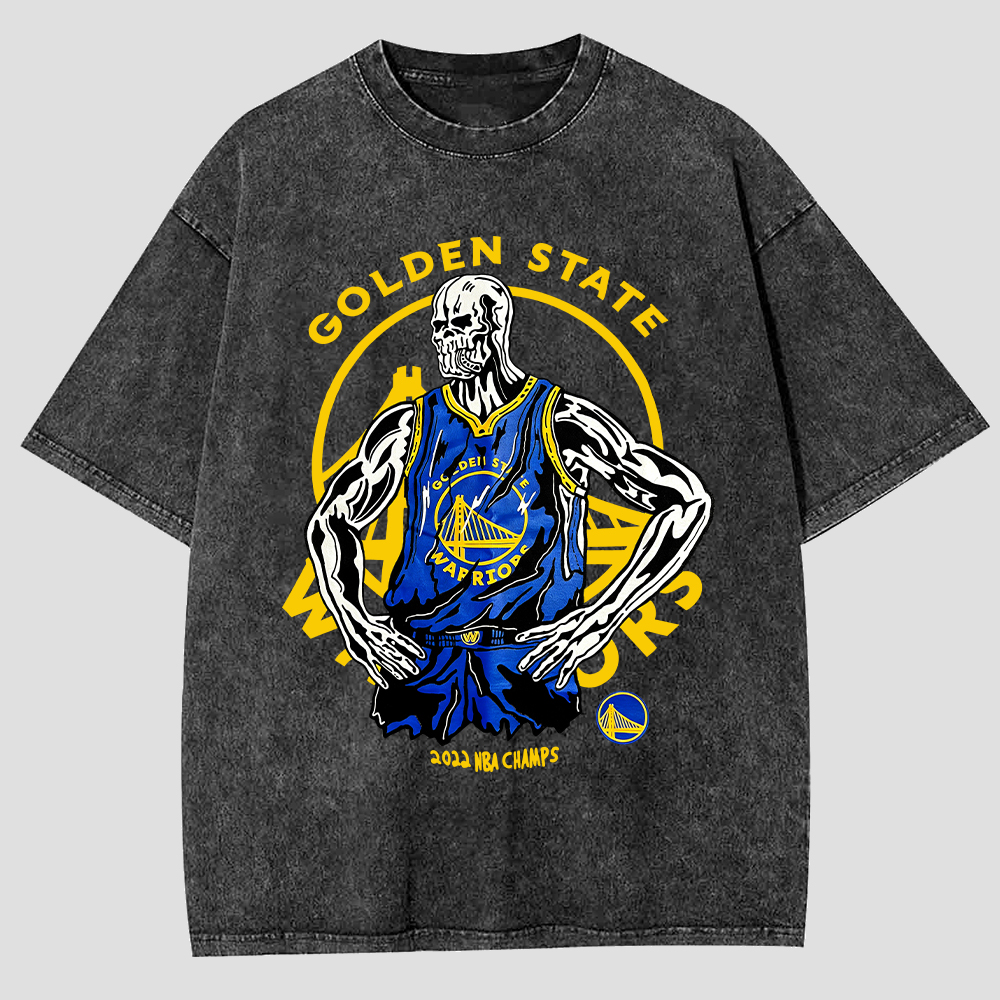 Golden State Printed Men's Washed Tee
