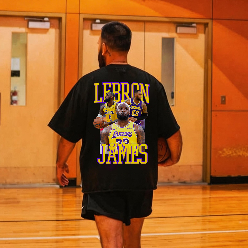 Lebron James Printed Men's T-shirt