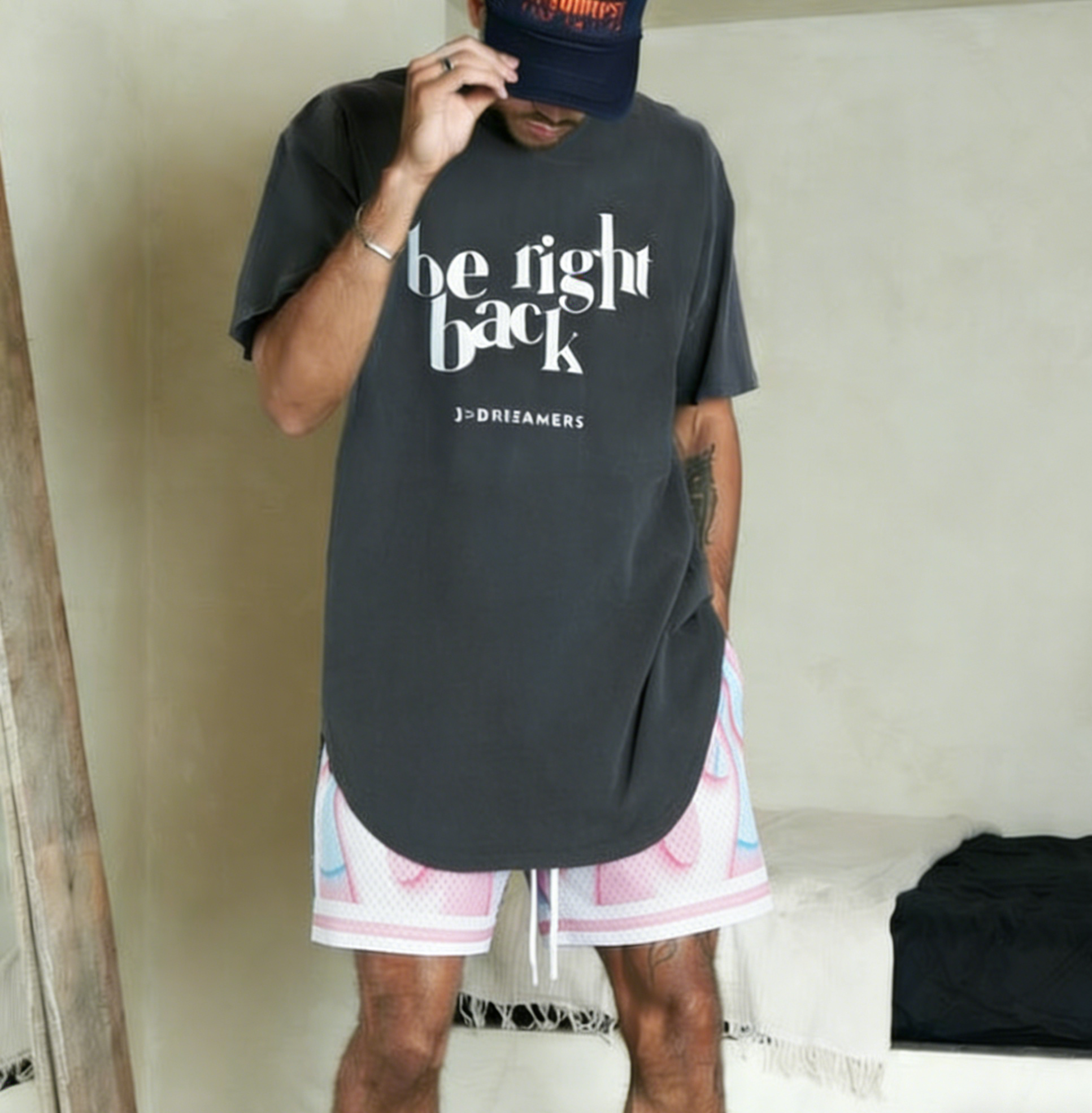 Gradient Cloud Men's Athletic Shorts