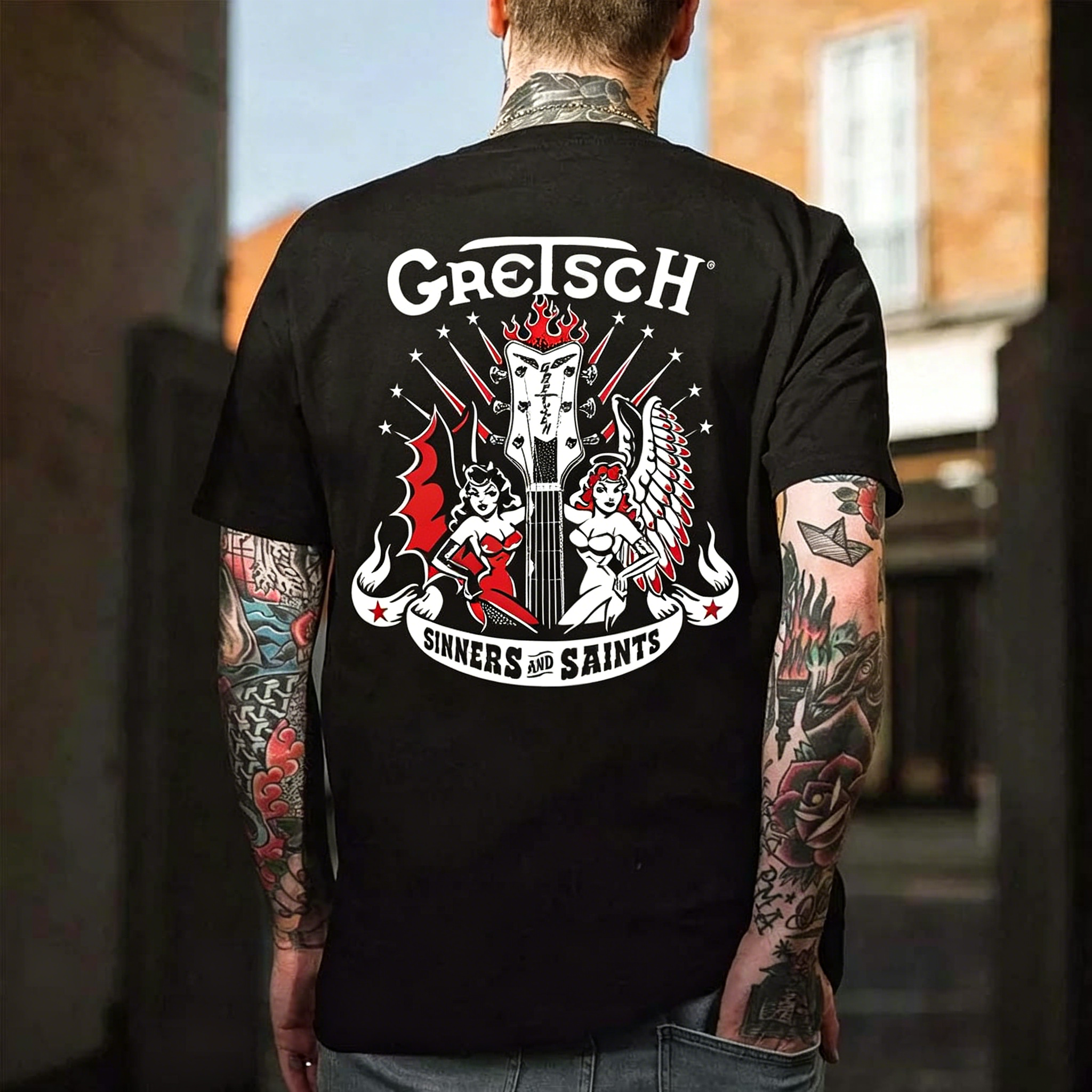 GREISCH SINNERS AND SAINTS Printed Men's T-shirt
