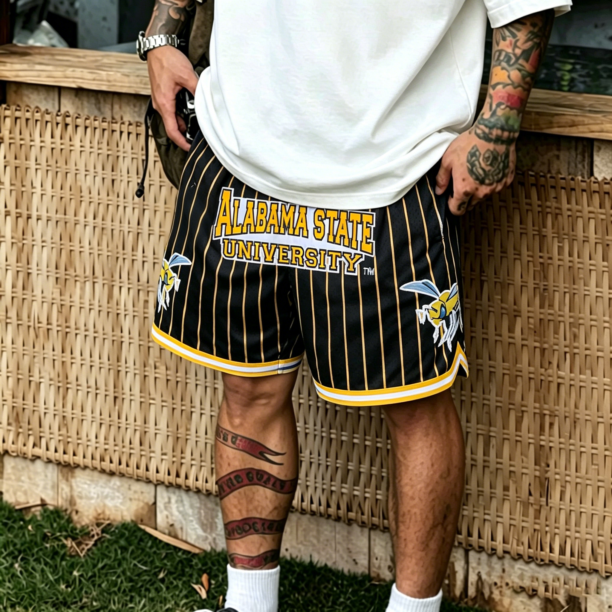 ALABAMA STATE UNIVERSITY BASKETBALL SHORTS