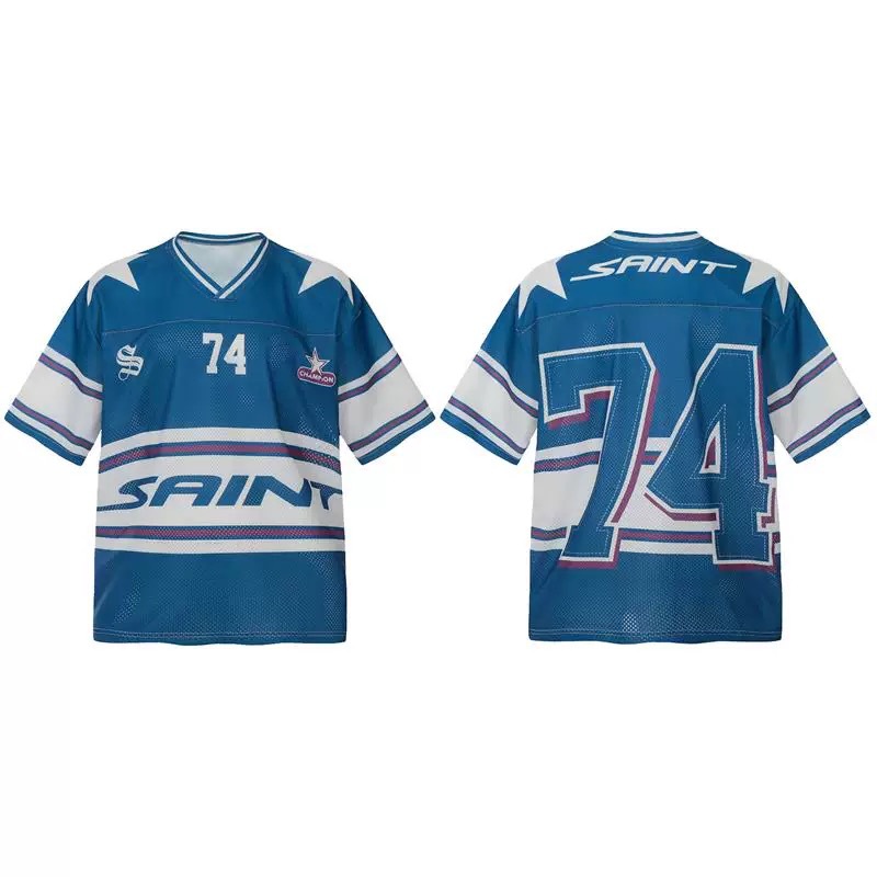 Svlzx-2091 Saint Michael Trendy Sports Mesh Oversized Jersey