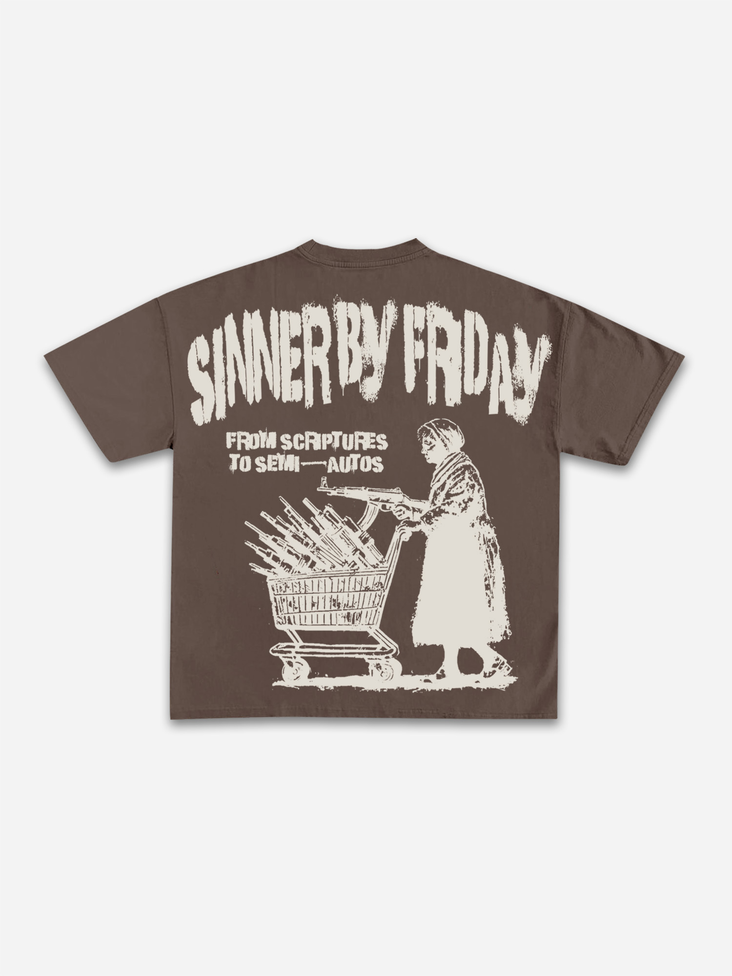 Sunday Is A Saint, Friday Is A Sinner Street  Graphic T-shirt