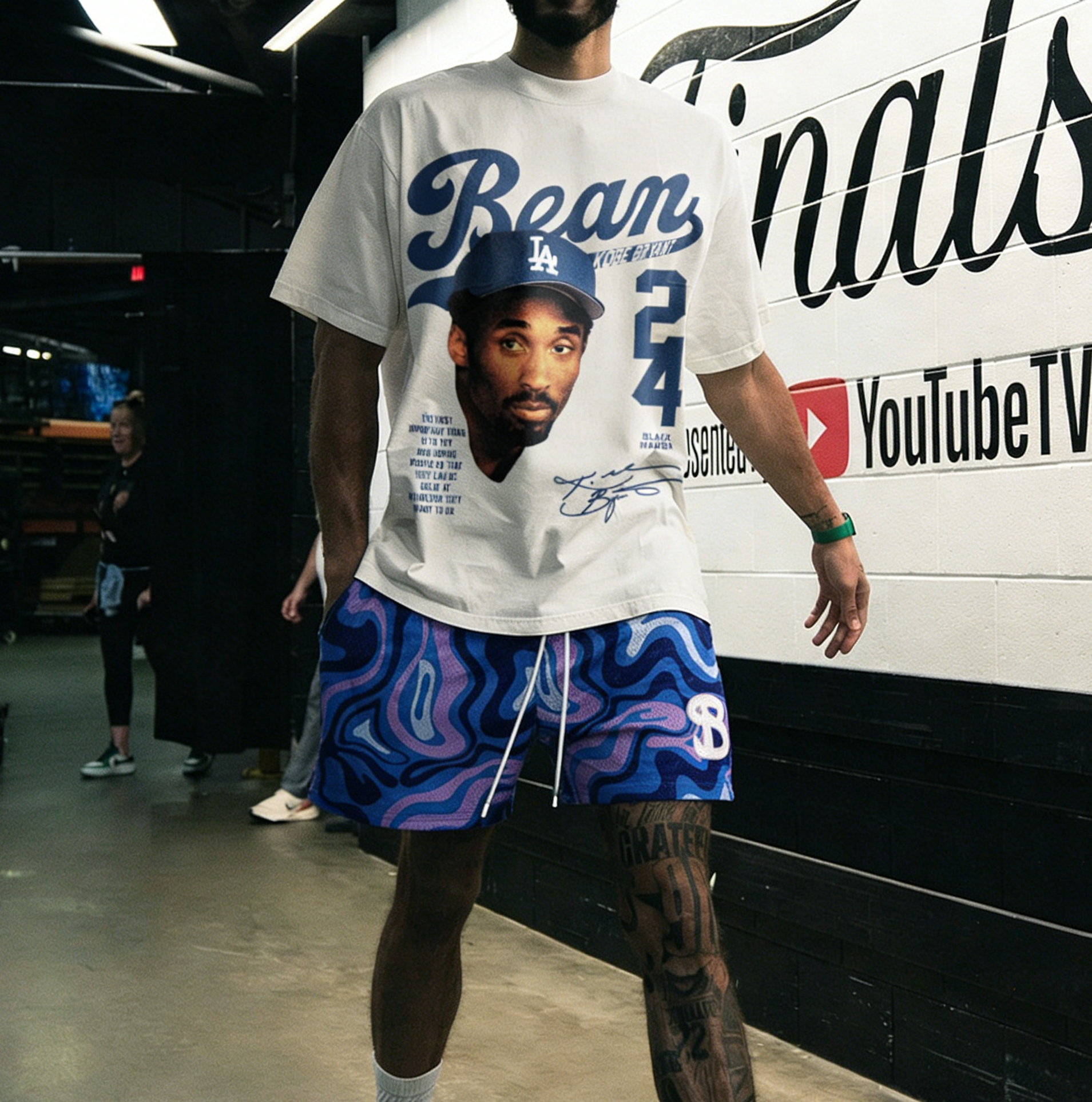 Psychedelic Wave Men's Athletic Shorts