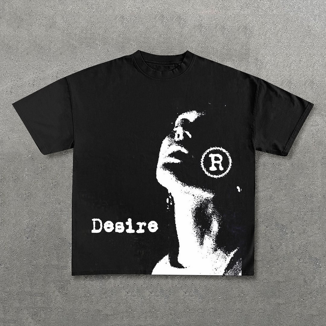 Vintage Desire Graphic 100% Cotton Short Sleeve T-Shirt