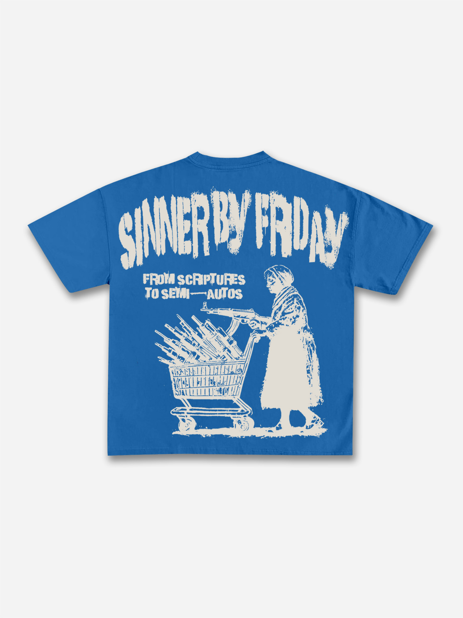 Sunday Is A Saint, Friday Is A Sinner Street  Graphic T-shirt