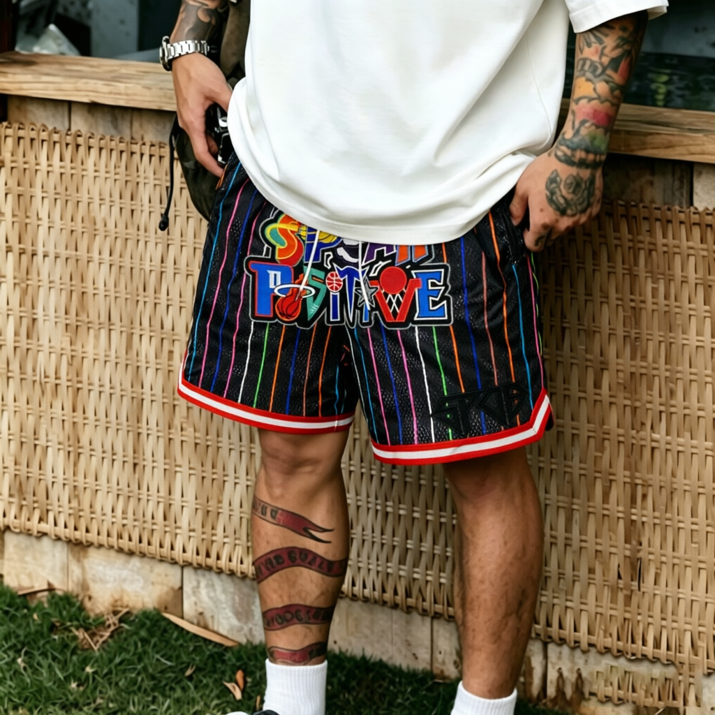 Speak Patch Basketball Shorts