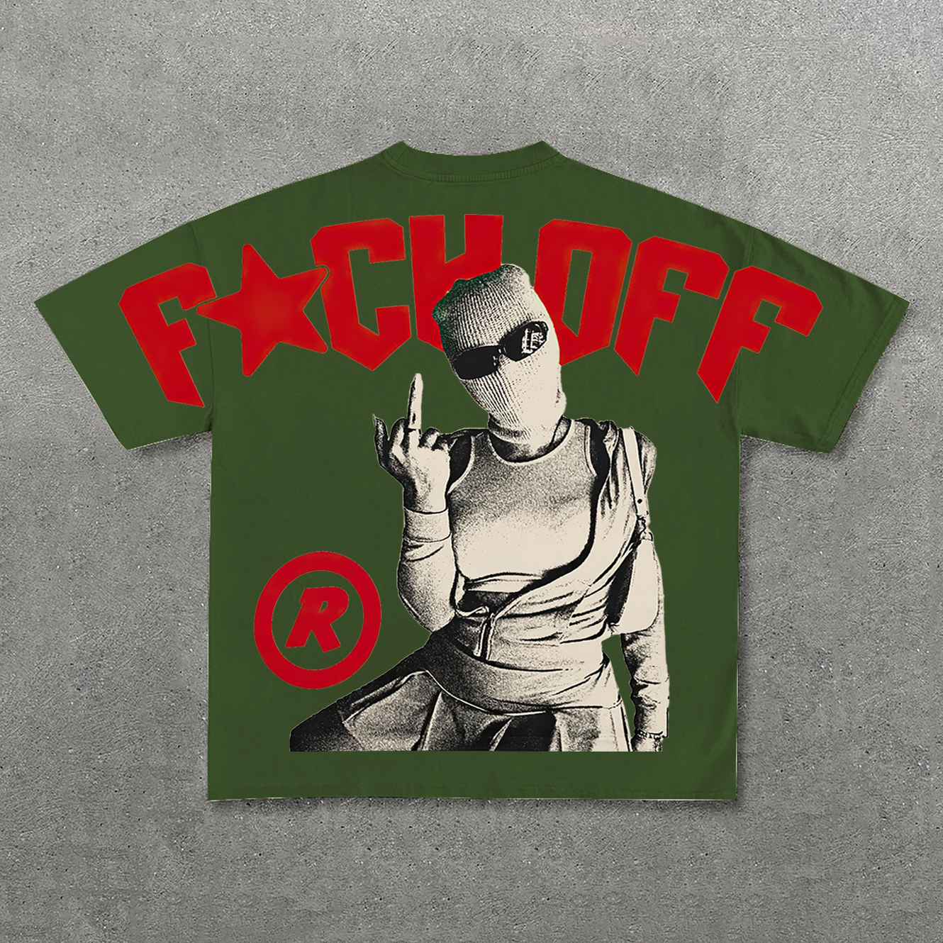 Vintage Y2K F*CK OFF Graphic 100% Cotton Short Sleeve T-Shirt