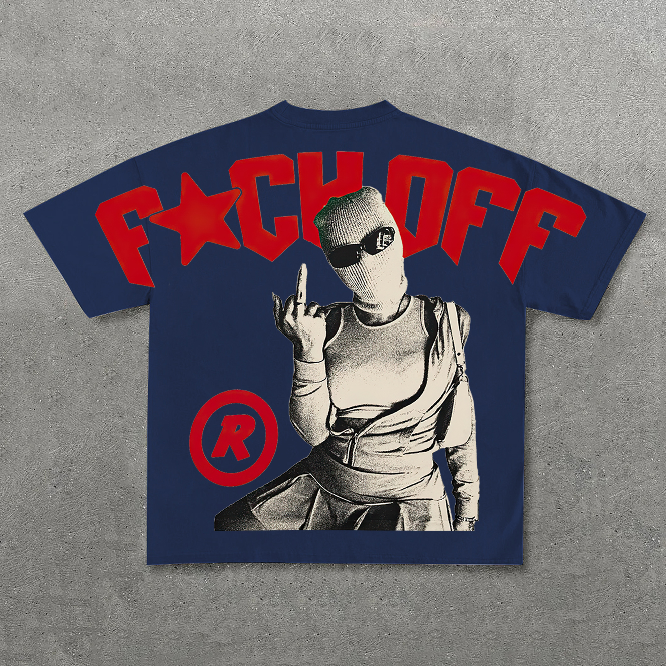Vintage Y2K F*CK OFF Graphic 100% Cotton Short Sleeve T-Shirt