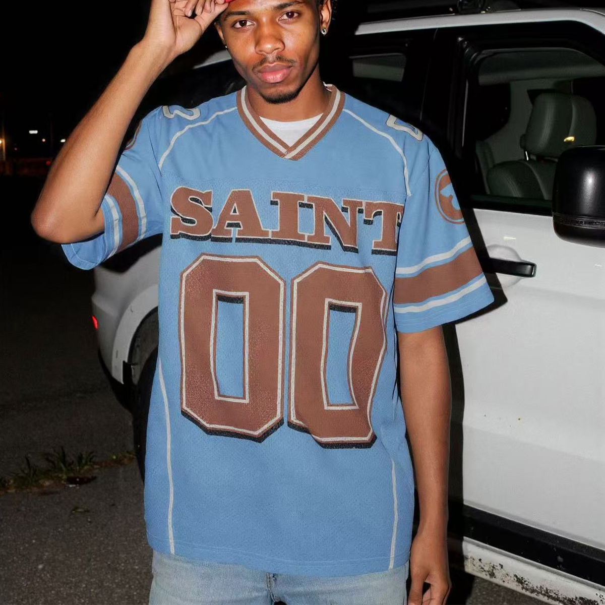 Saint Michael Quick-drying Mesh Football Jersey Shirt