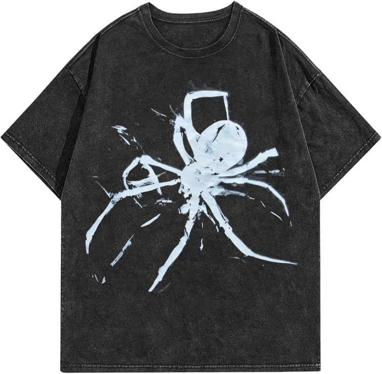 Spider Letter Graphic T-Shirt 