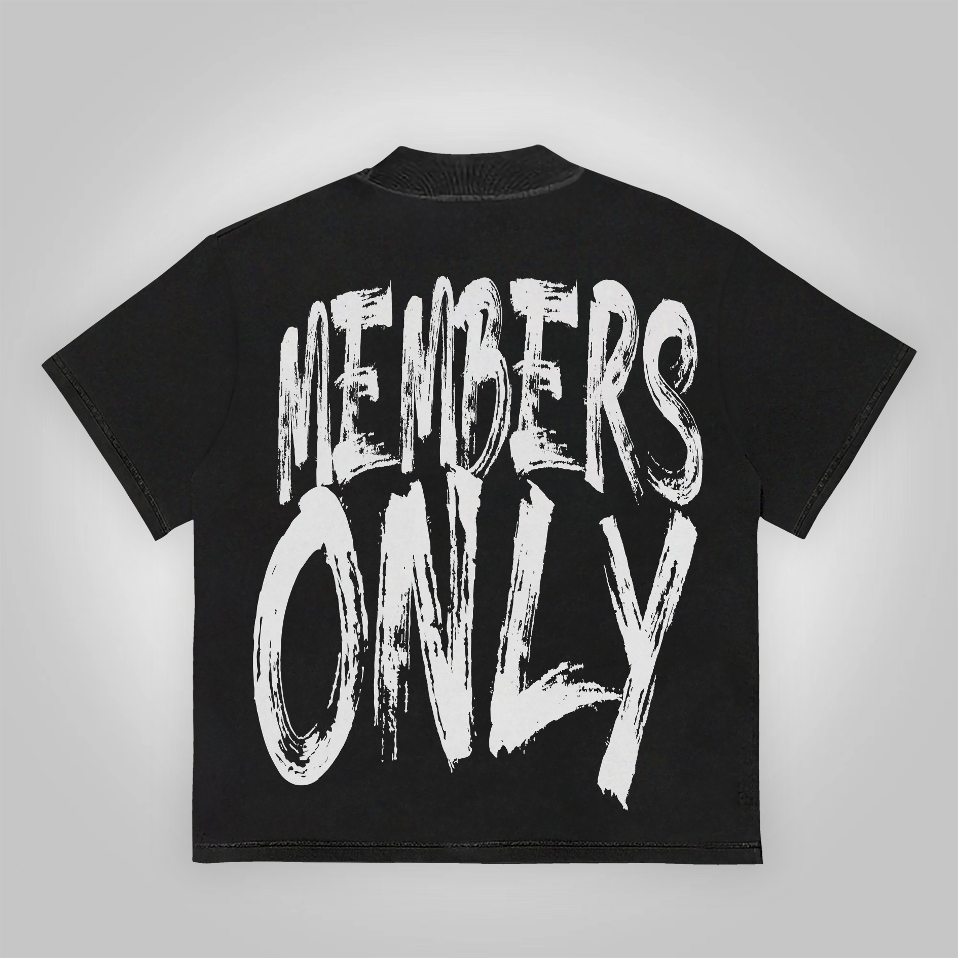 Vintage Members Only Graphic Cotton Short Sleeve T-Shirt