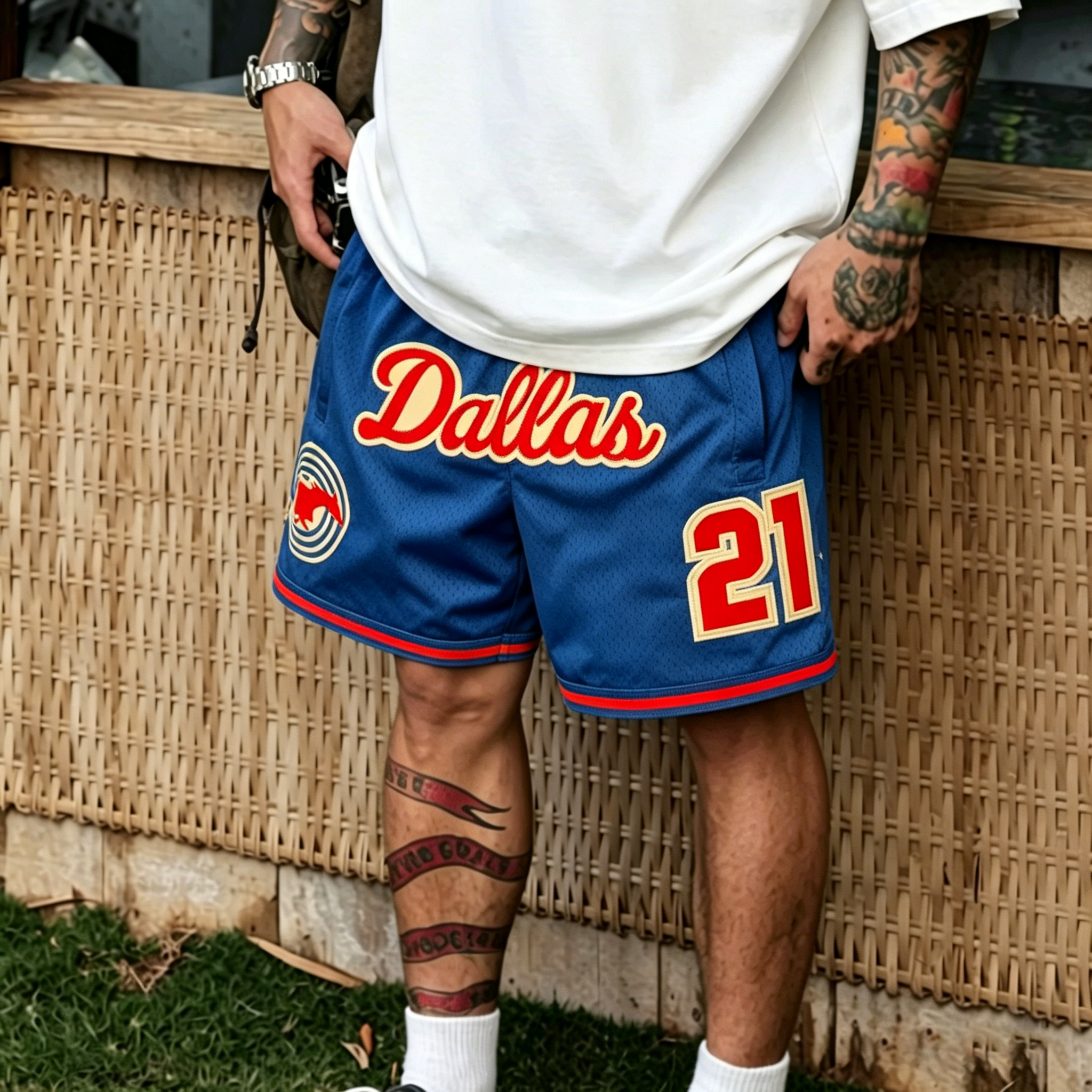 SMU Basketball Shorts