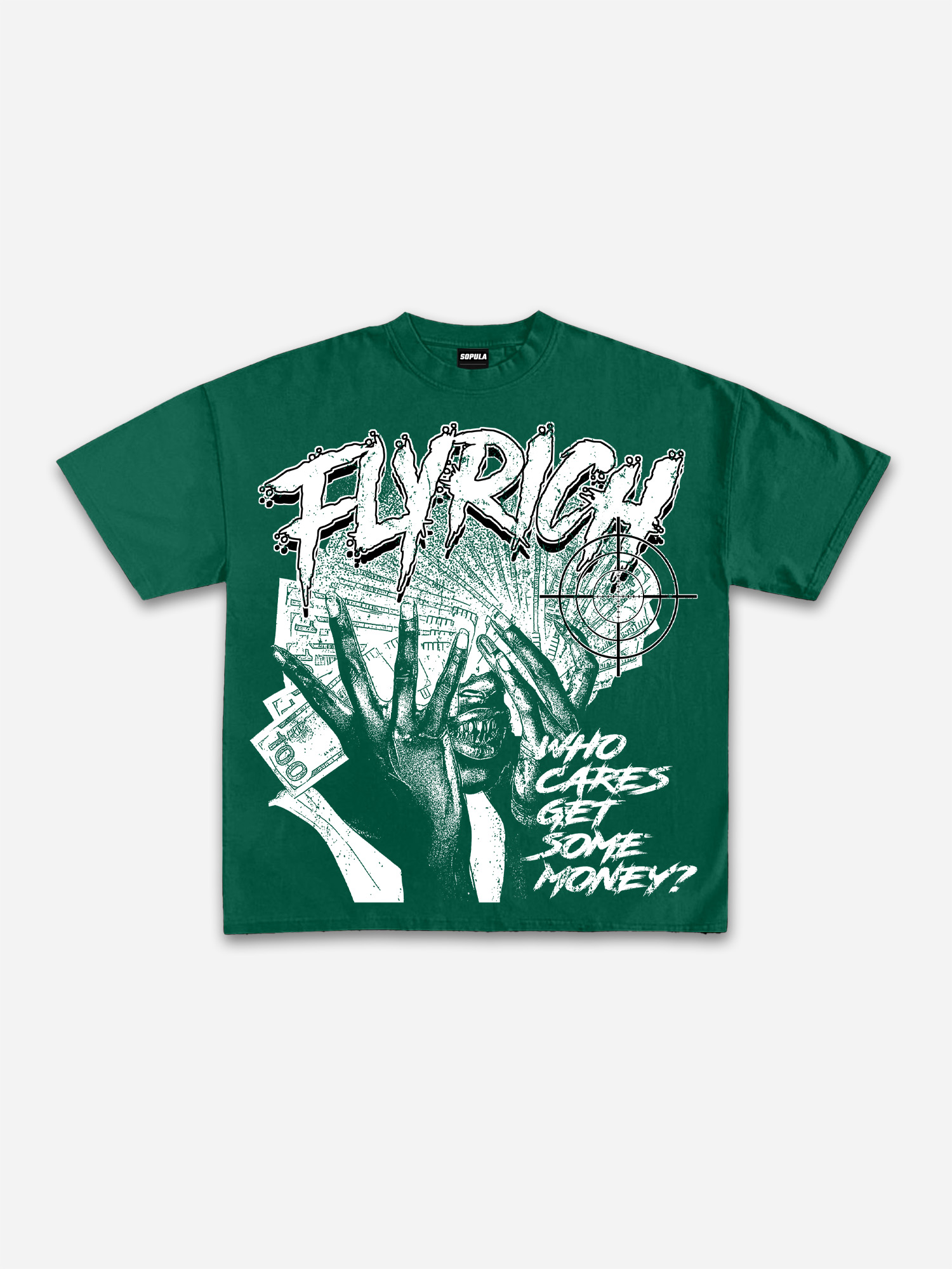 Sopula Fly Rich Get Some Money Graphic T-Shirt