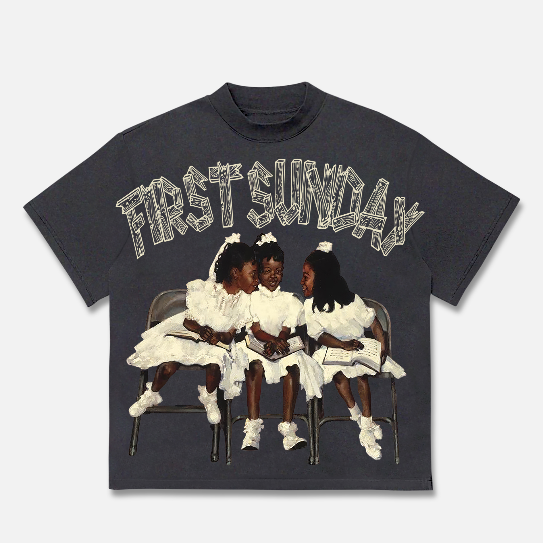 Personalized First Sunday Graphic Short Sleeve T-Shirt