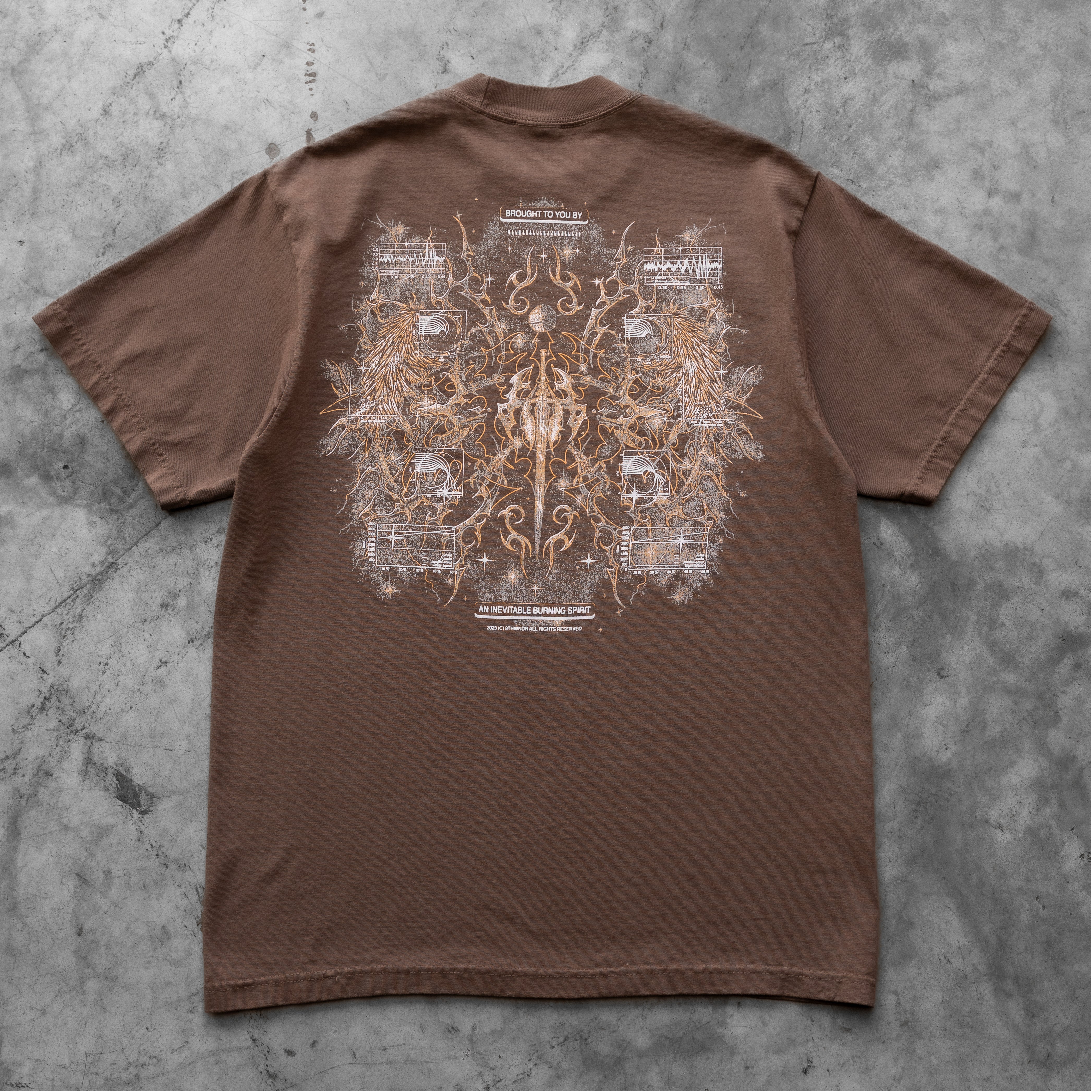 CYBERHEAVEN V3 TEE BROWN