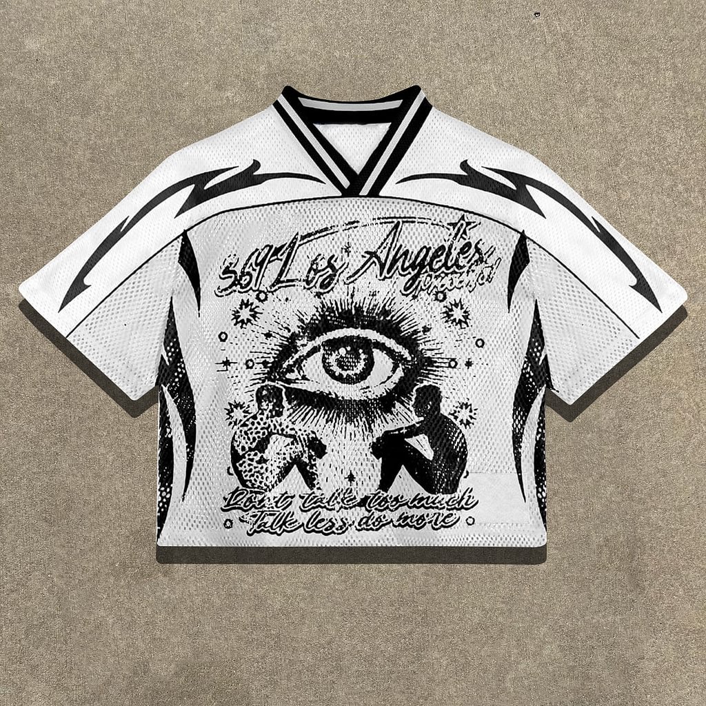  Vintage Eye Of Truth Graphics Blokecore Blokette V-Neck T-Shirt