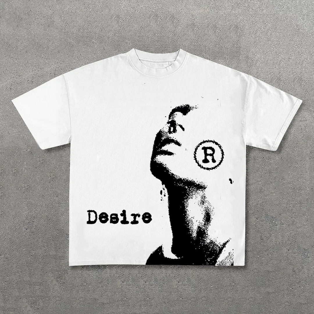 Vintage Desire Graphic 100% Cotton Short Sleeve T-Shirt