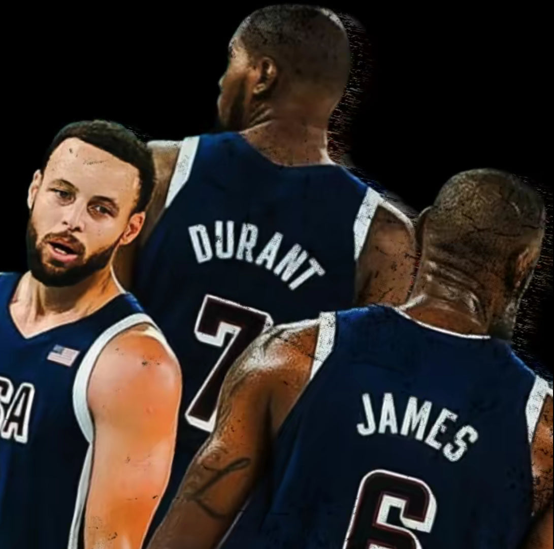 BIG 3” Curry LeBron Durant USA Tee