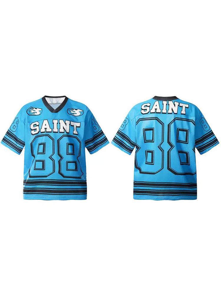 Saint Michael Vintage Trendy Quick-drying Sports Mesh Jersey