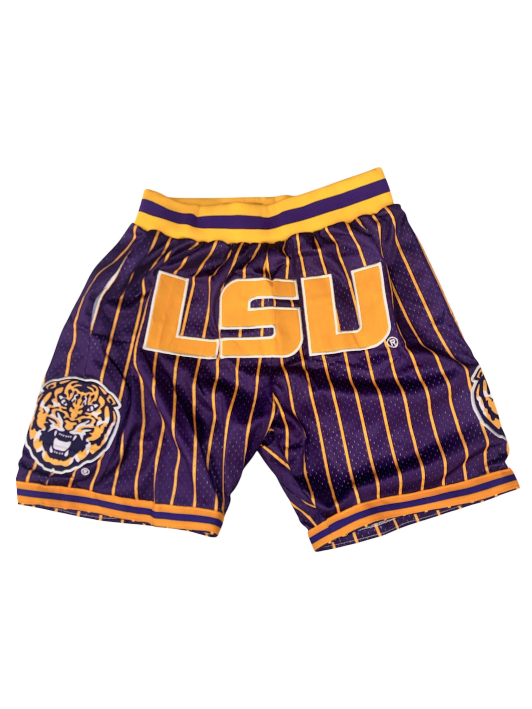  PINSTRIPES LSU BASKETBALL SHORTS