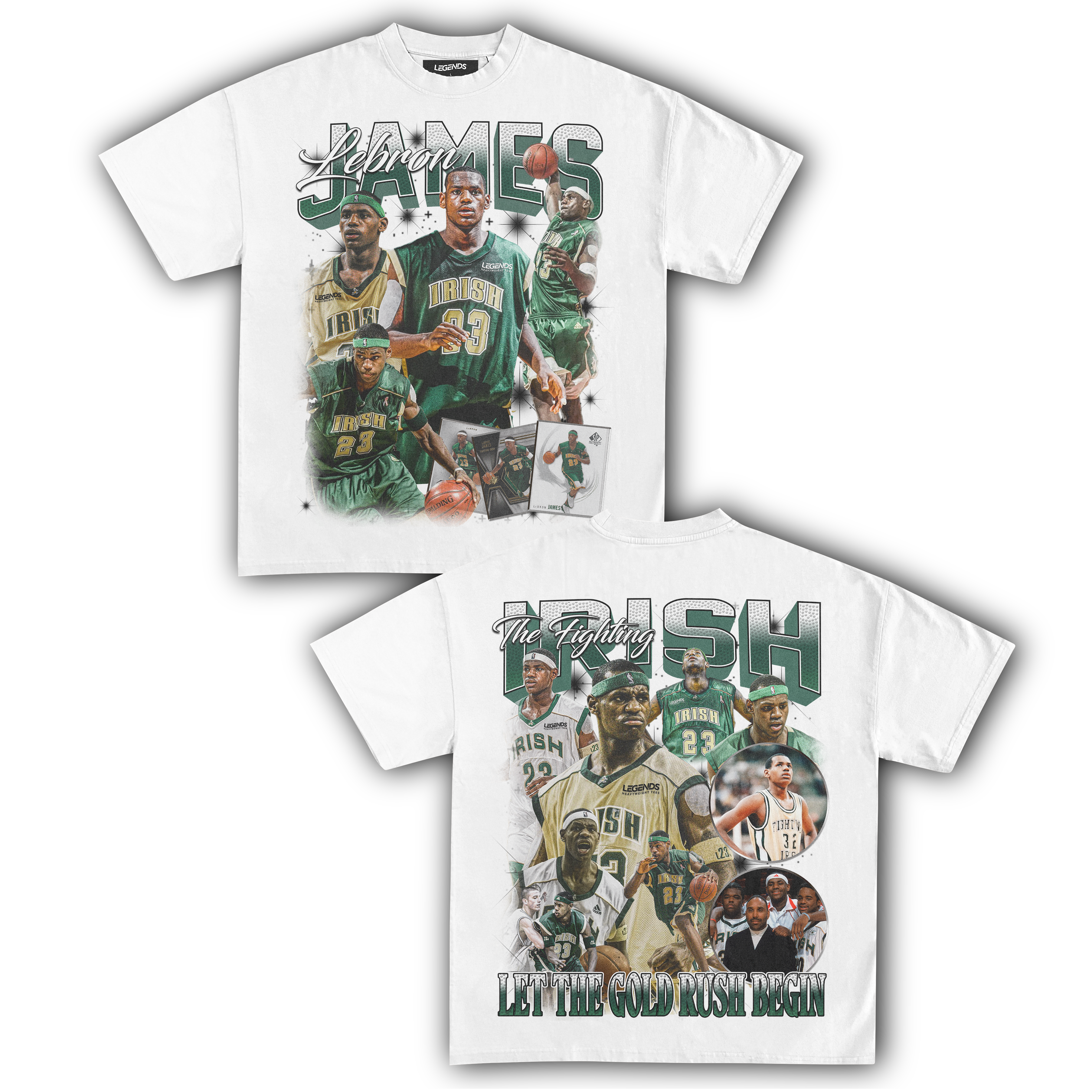 LEBRON JAMES VINTAGE HIGH SCHOOL Washed TEE