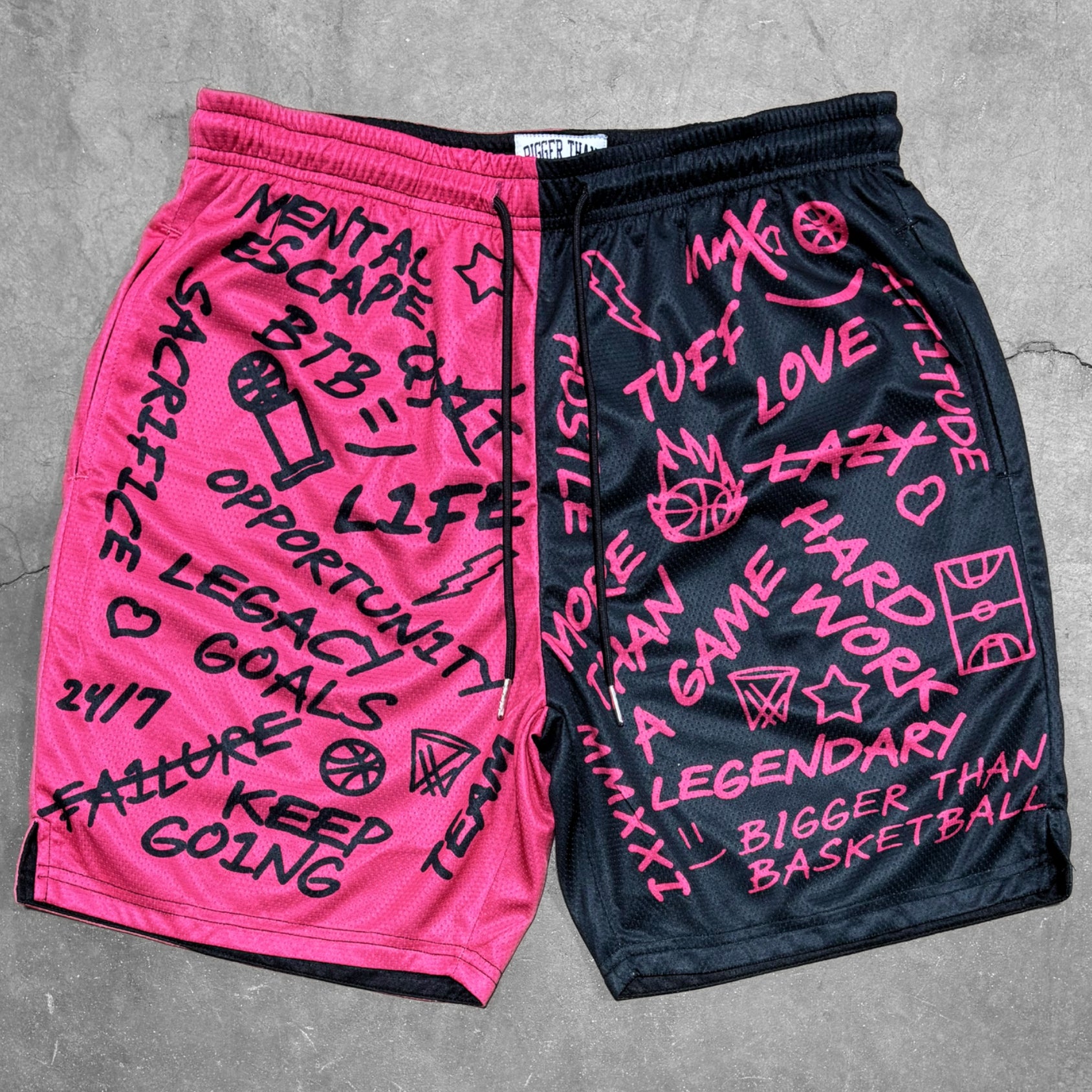 Emotions - Shorts - Pink/Black