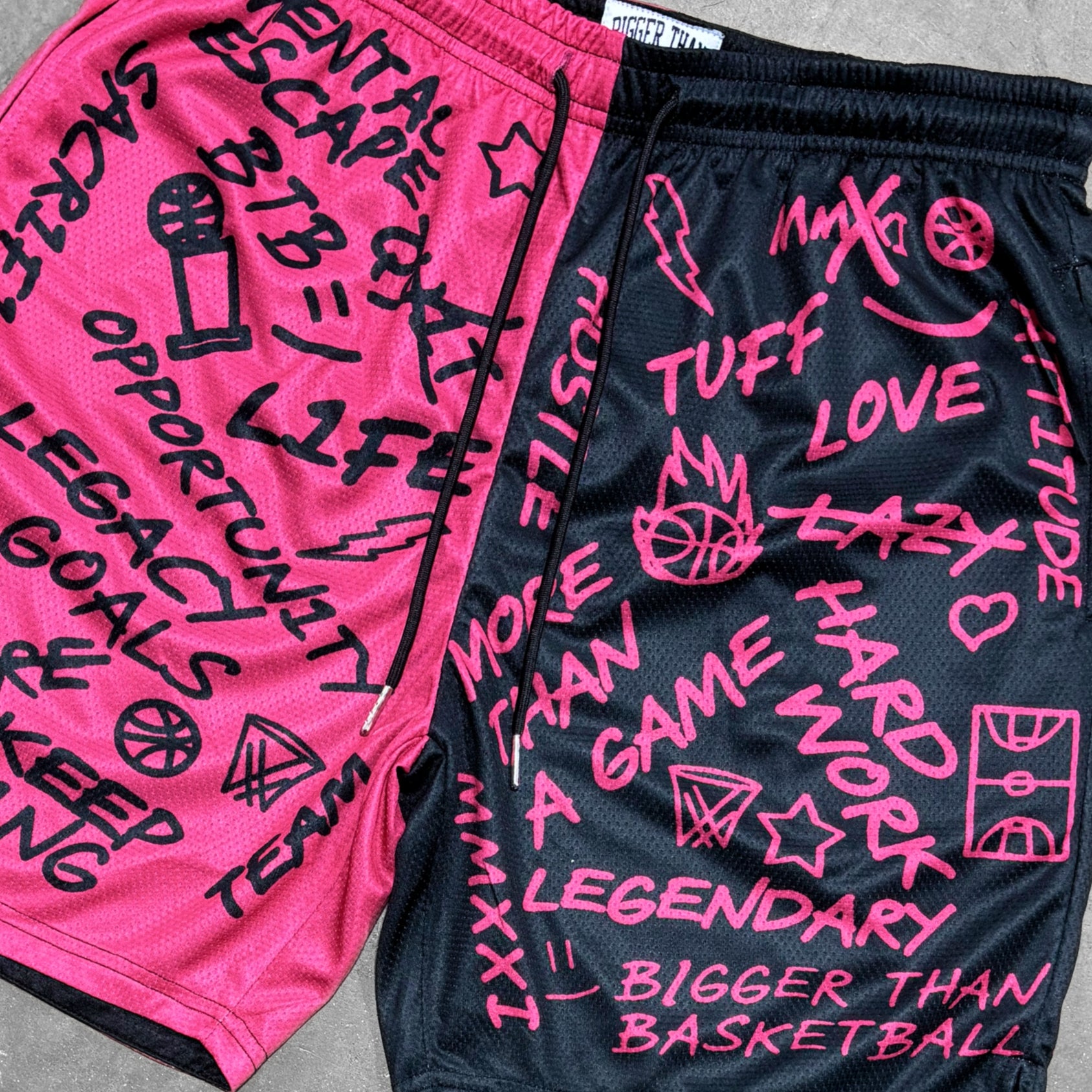 Emotions - Shorts - Pink/Black