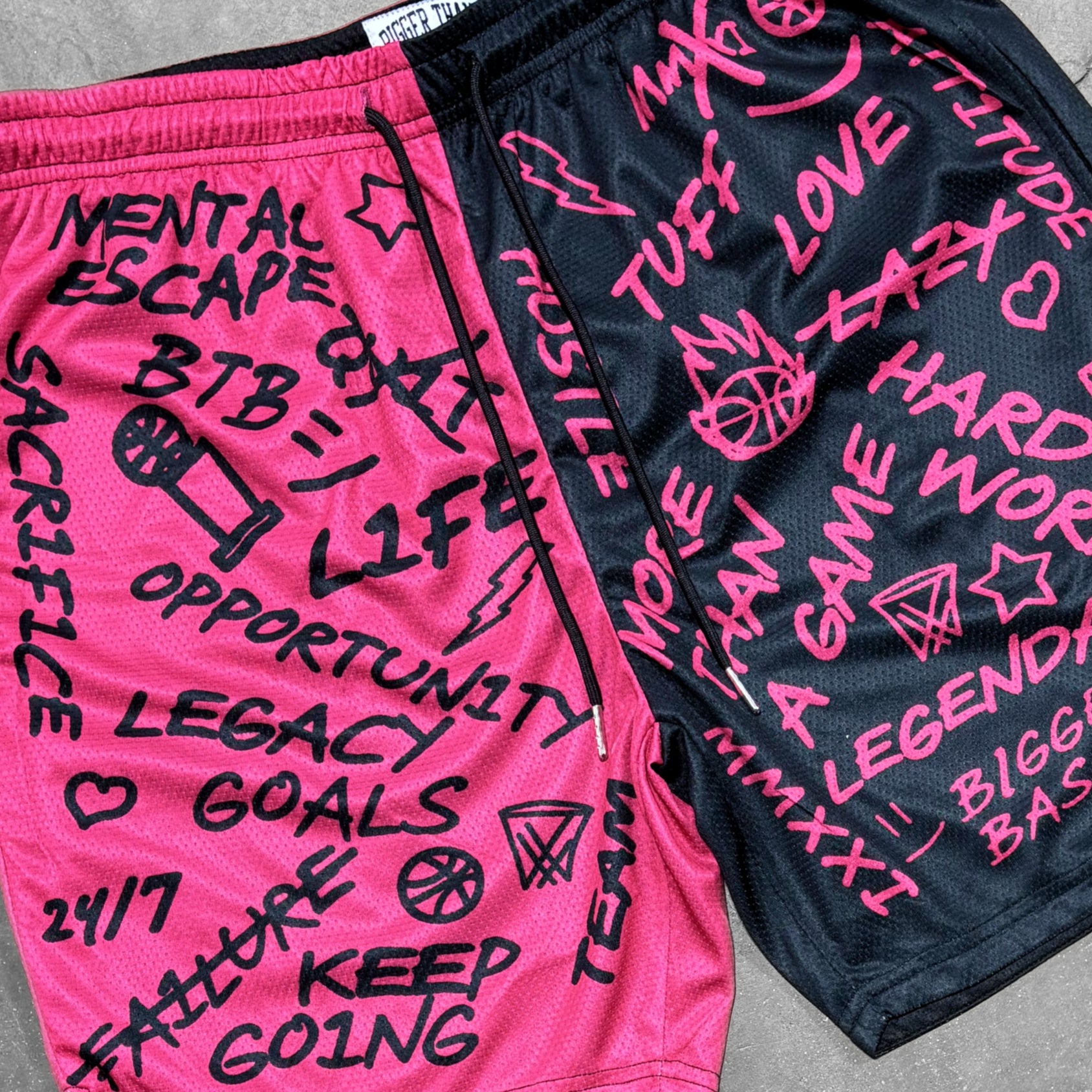 Emotions - Shorts - Pink/Black