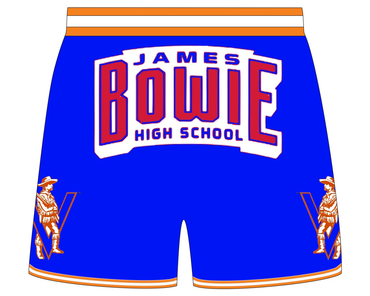 ARLINGTON BOWIE HIGH SCHOOL BASKETBALL SHORTS