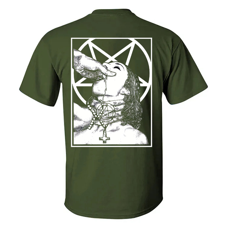 The Devil and the Nuns  Print T-Shirt