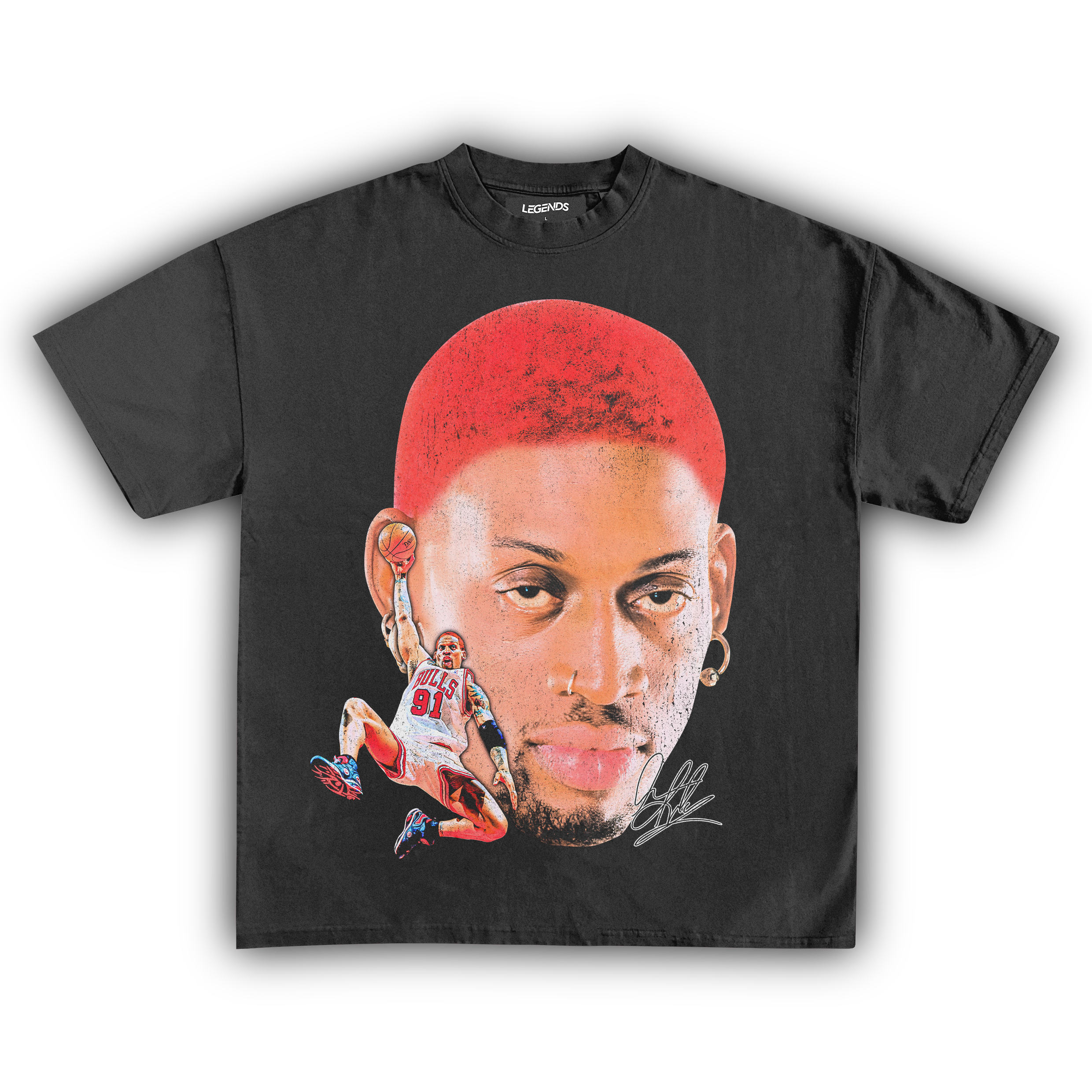 DENNIS RODMAN BIG FACE DUNK TEE
