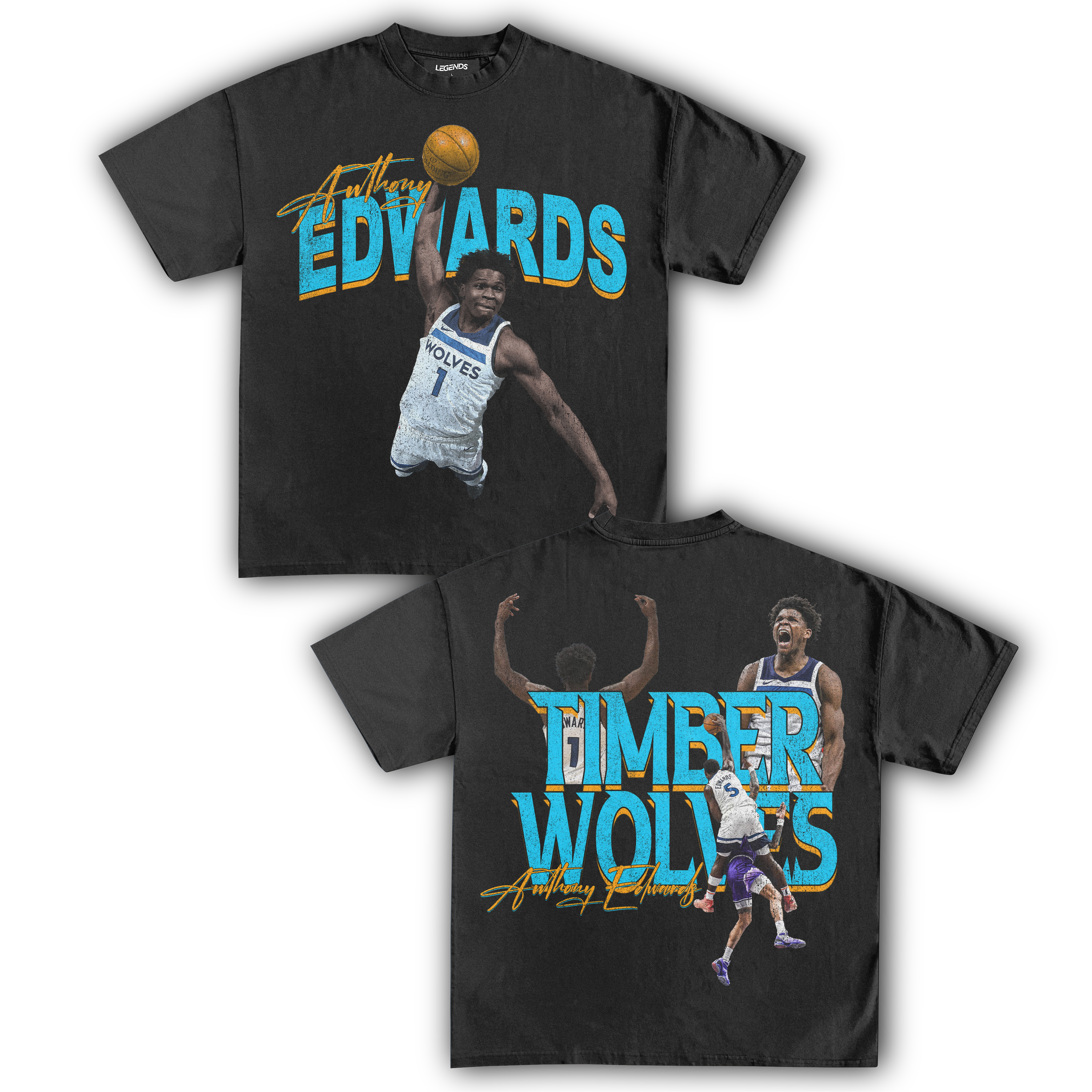 ANTHONY EDWARDS TIMBERWOLVES TEE