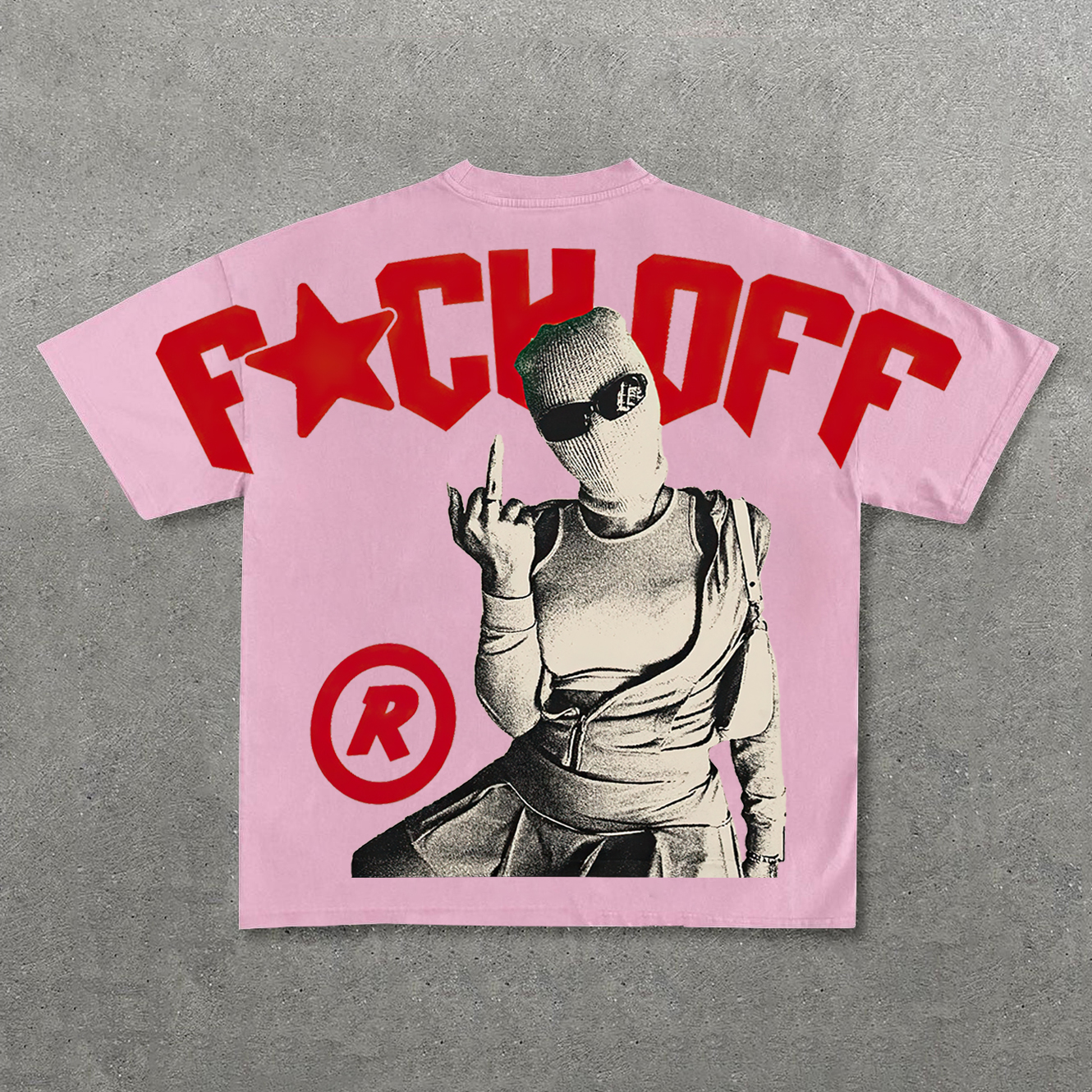 Vintage Y2K F*CK OFF Graphic 100% Cotton Short Sleeve T-Shirt
