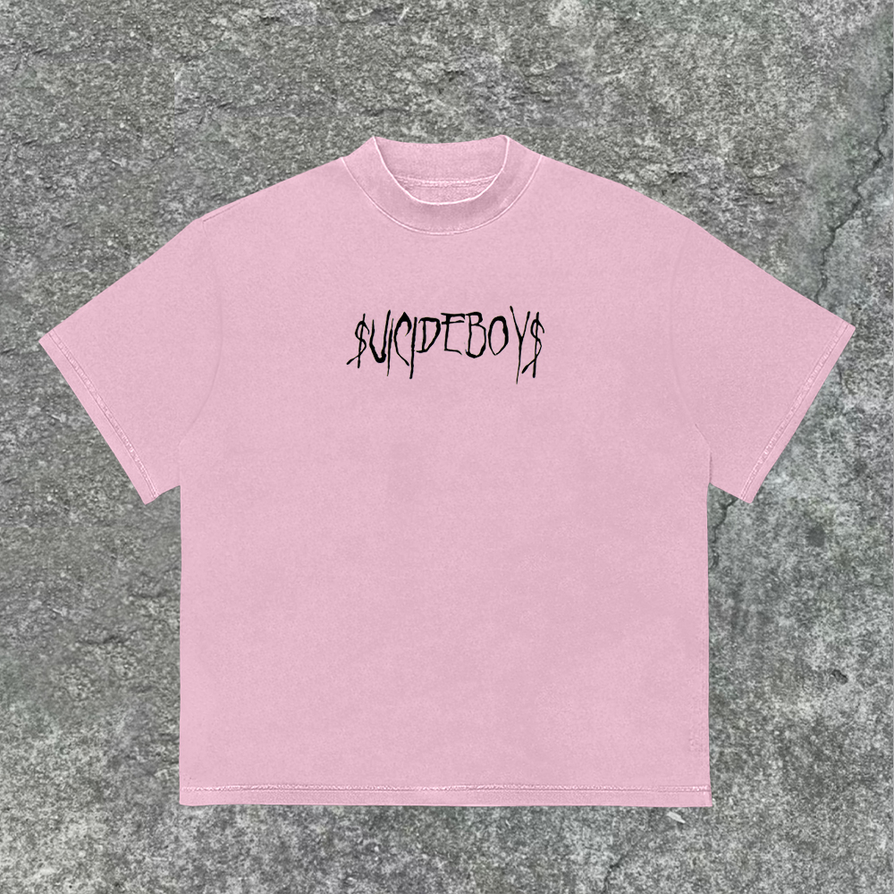 Vintage Suicideboys Cigarette Graphics Printed  T-Shirt