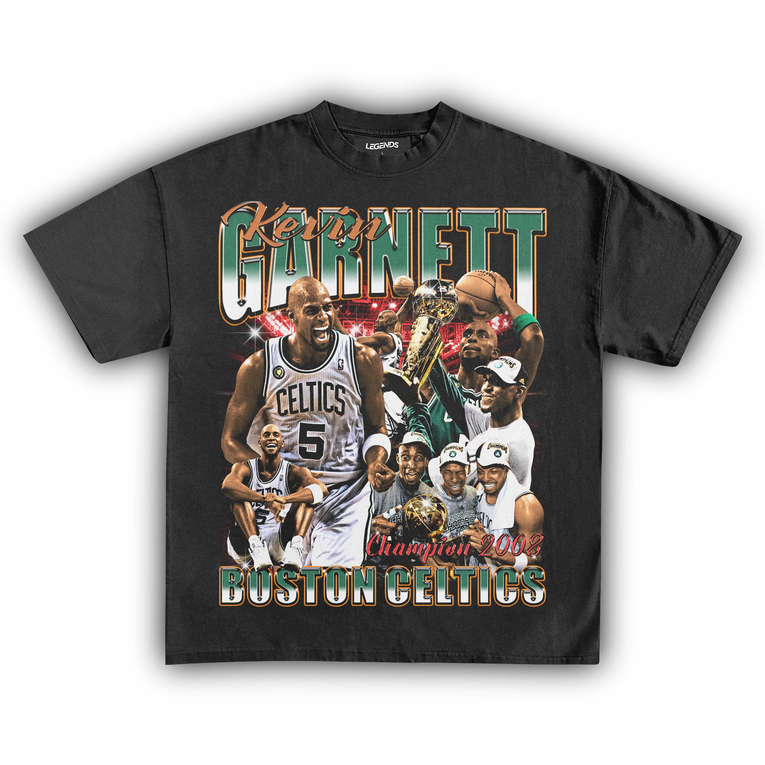 KEVIN GARNETT CELTICS 2008 CHAMPIONS TEE