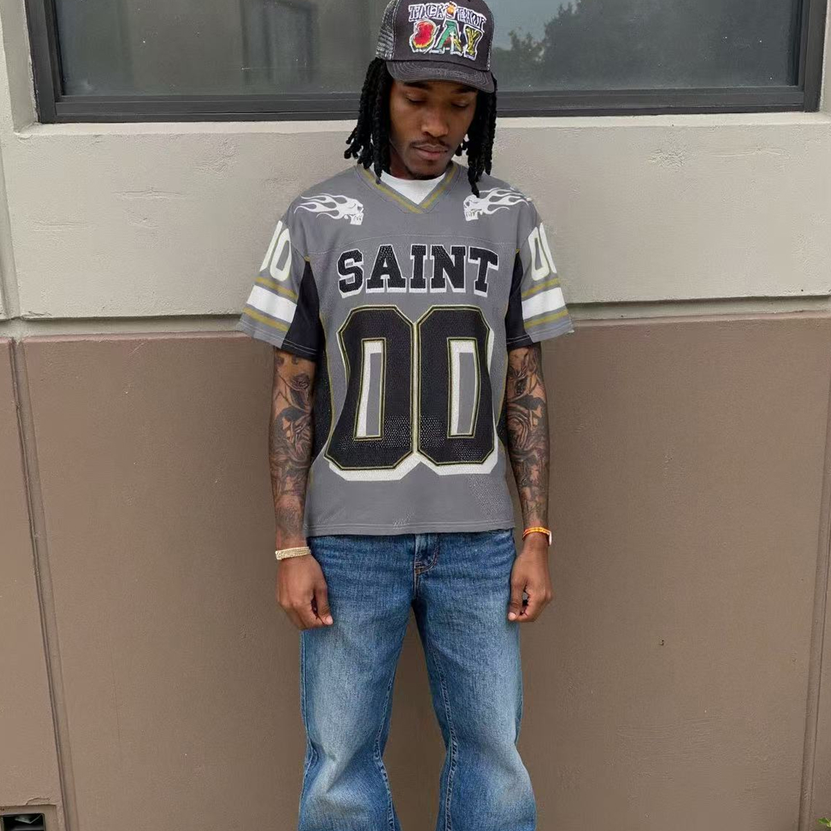 Saint Michael Quick-drying Mesh Football Jersey Shirt
