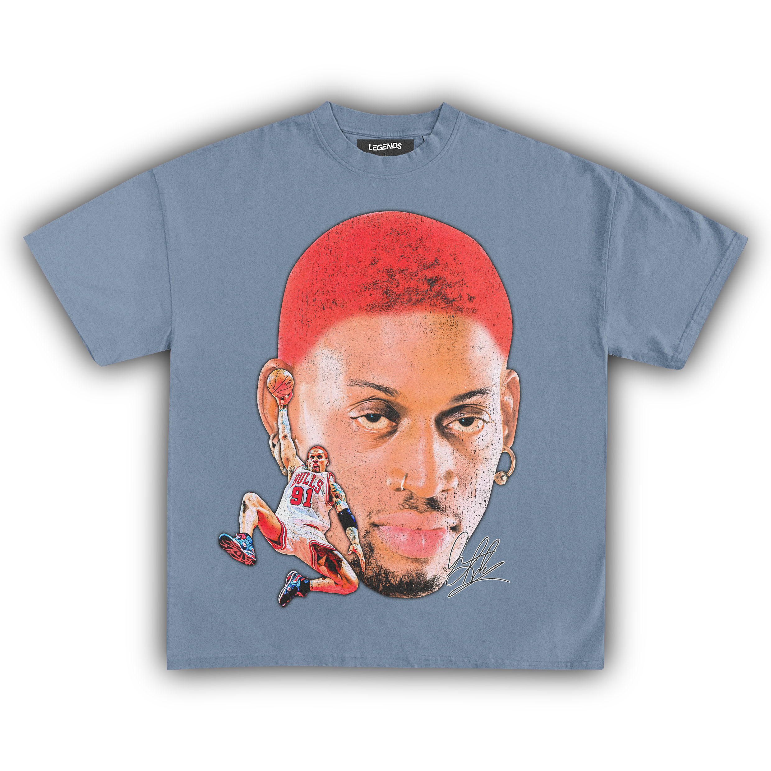 DENNIS RODMAN BIG FACE DUNK TEE
