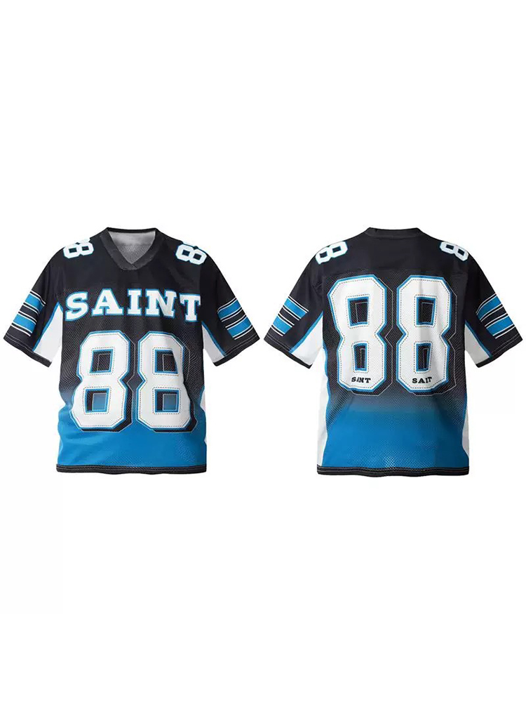 Saint Michael Vintage Trendy Mesh Football Oversized Jersey Shirt